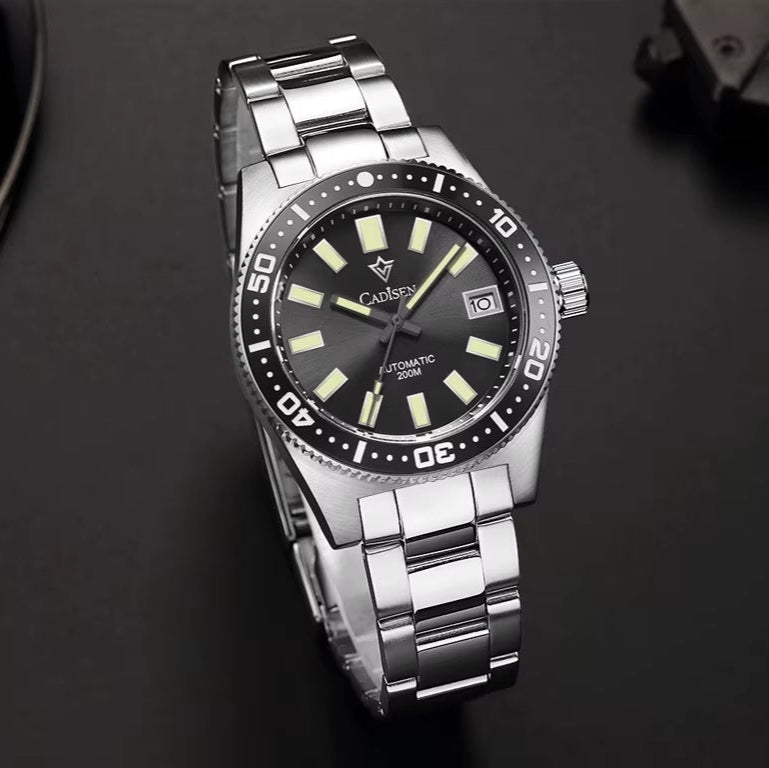 Cadisen C8207M Dive Watch With Bracelet gunmetal
