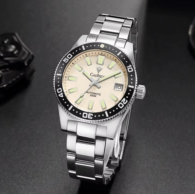 Cadisen C8207M Dive Watch With Bracelet peach