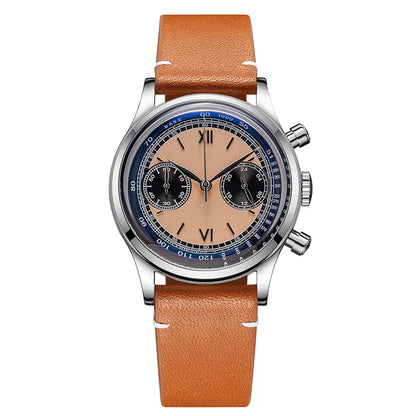 Addiesdive AD2037 Chronograph Salmon