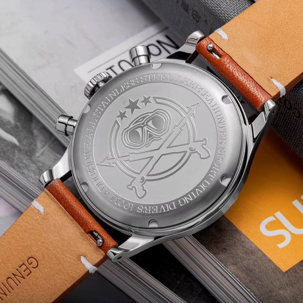 Addiesdive AD2037 Chronograph caseback