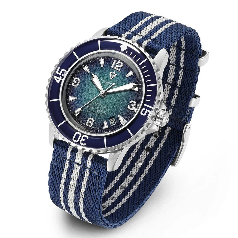 Cadisen C8239  - Deep Explorer 2025 with Seiko NH35 Automatic Mechanical Watch and Canvas Strap