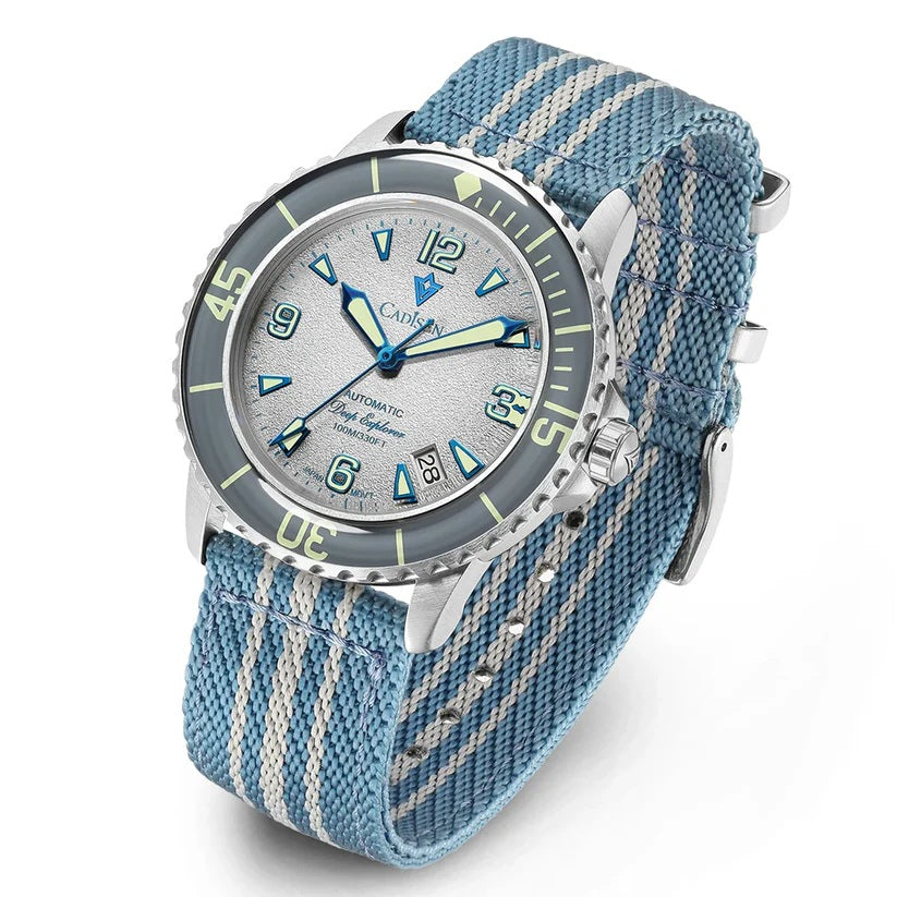 Cadisen C8239  - Deep Explorer 2025 with Seiko NH35 Automatic Mechanical Watch and Canvas Strap