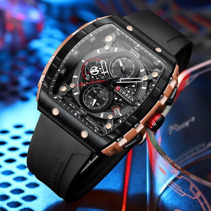 Curren 8442 Black Display