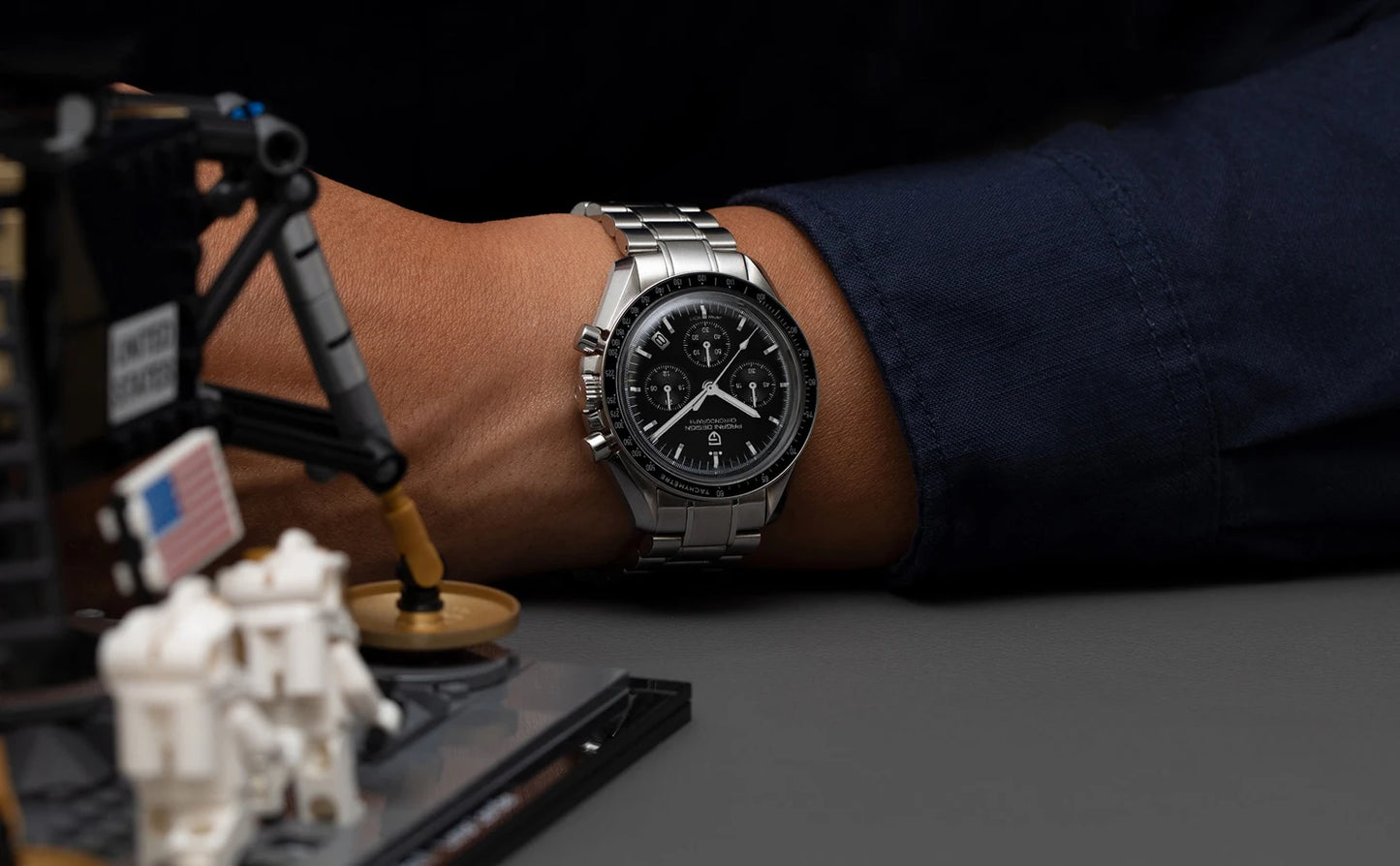 Pagani Design PD1701 - Stainless Steel Mechaquartz Sports Chronograph