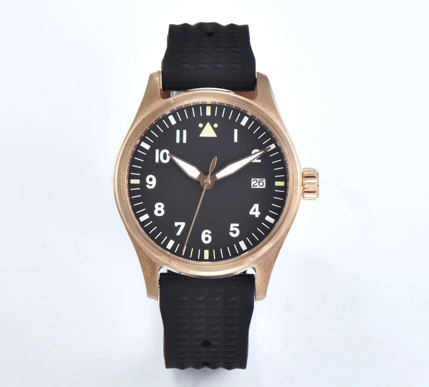 Tandorio CUSN8 - Automatic Bronze Flieger-style Watch in A & B Dial Styles