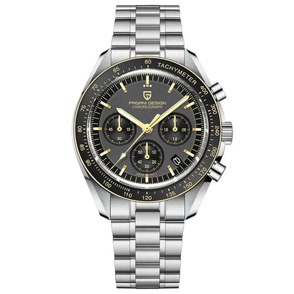 Pagani Design PD-1701 Chronograph black gold bracelet
