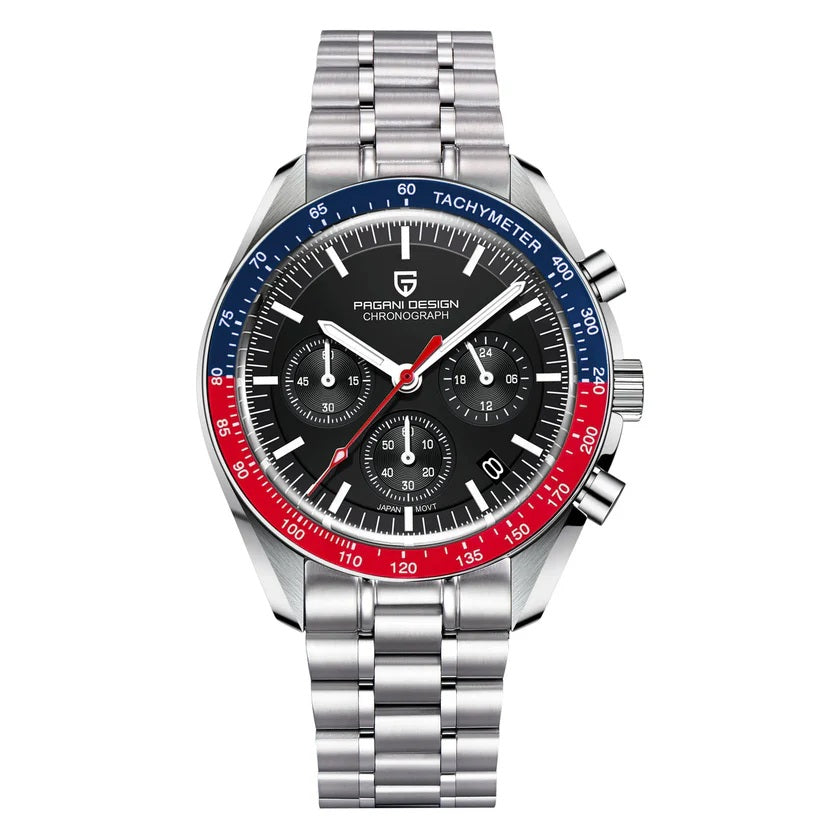 Pagani Design PD-1701 Chronograph black red blue