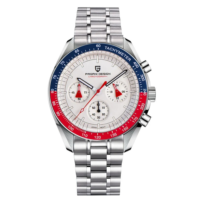 Pagani Design PD-1701 Chronograph white red blue