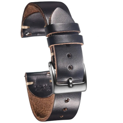 Premium Horween Horse Leather Watch Strap black