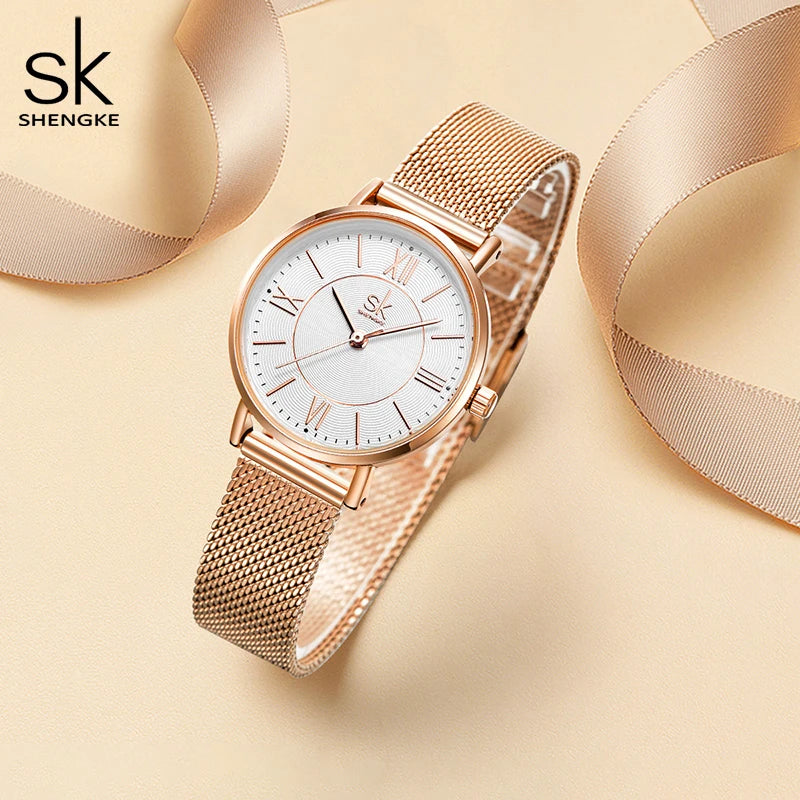 K0188 - Stainless Steel Rose Gold Fashion Watch With Japanese Quartz Movement