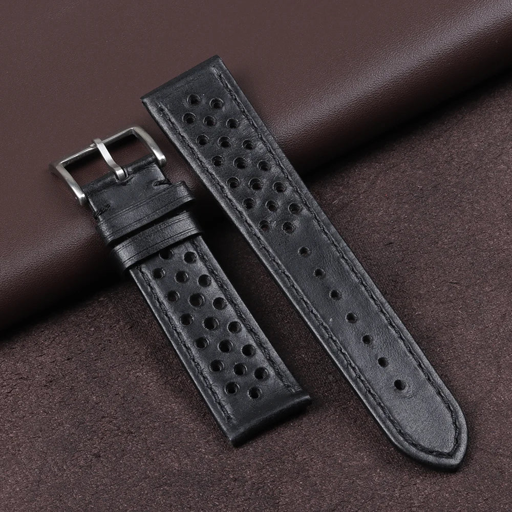 Soft Breathable Cowhide Strap  - Sizes M & L