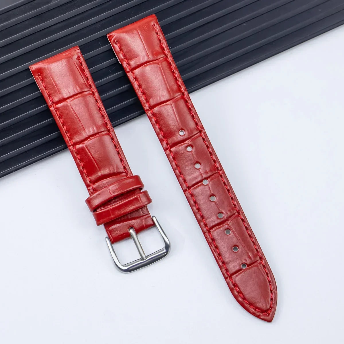 Leather watch straps in a variety of colours - Sizes S, M & L