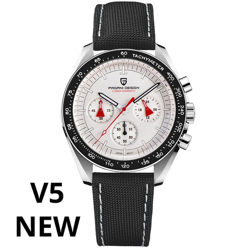 Pagani Design PD1701 - Stainless Steel Mechaquartz Sports Chronograph