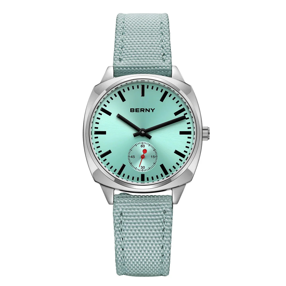 Ladies Swiss Railway Style Casual Watch With Pillow Case And Japanese Quartz Movement