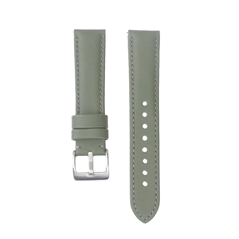 Waterproof Sailcloth Fabric Watch Straps with Quick Release - Sizes M & L