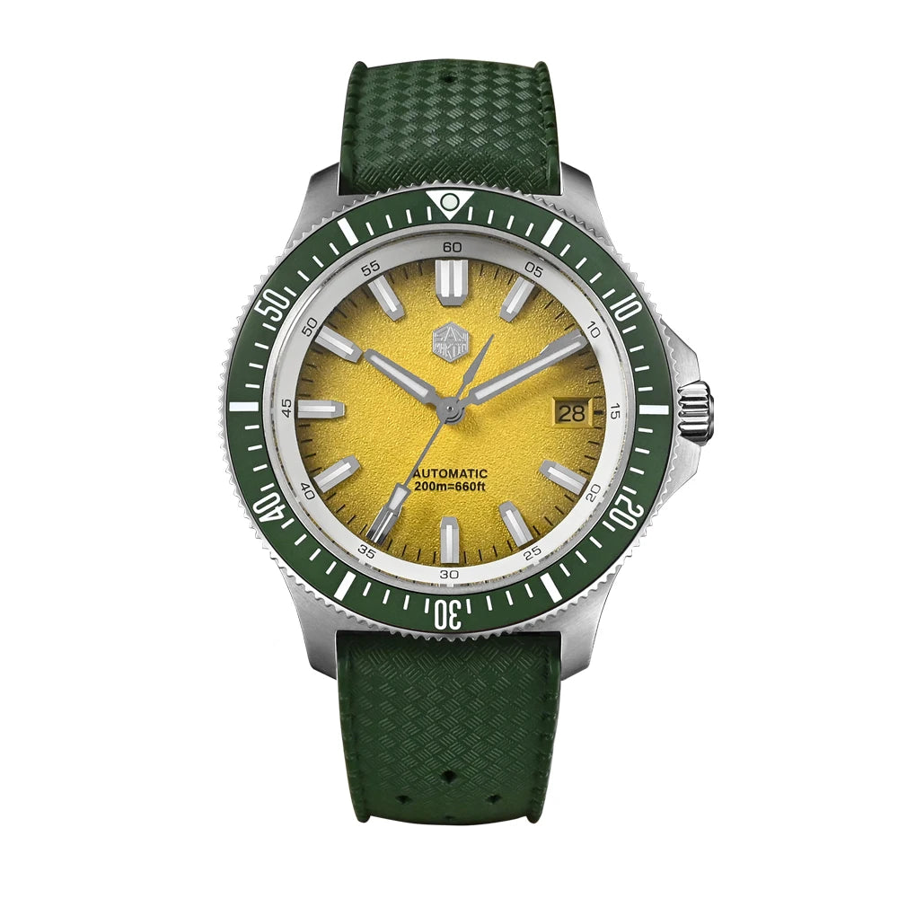 San Martin SN0118-G - Fruit Series Automatic 200m Dive Watch with Seiko NH35 Movement