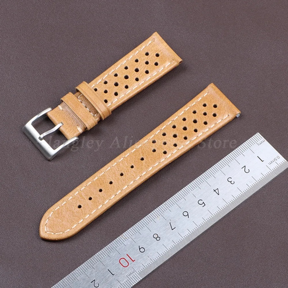 Soft Breathable Cowhide Strap  - Sizes M & L