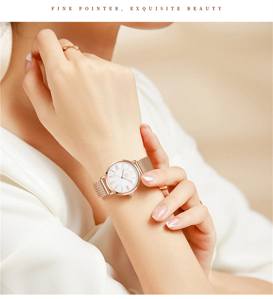 K0188 - Stainless Steel Rose Gold Fashion Watch With Japanese Quartz Movement