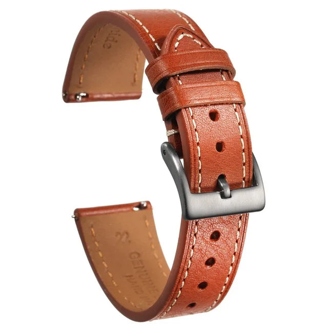 Hemsut Premium Handmade Italian Cowhide Strap. Quick Release - Sizes M & L