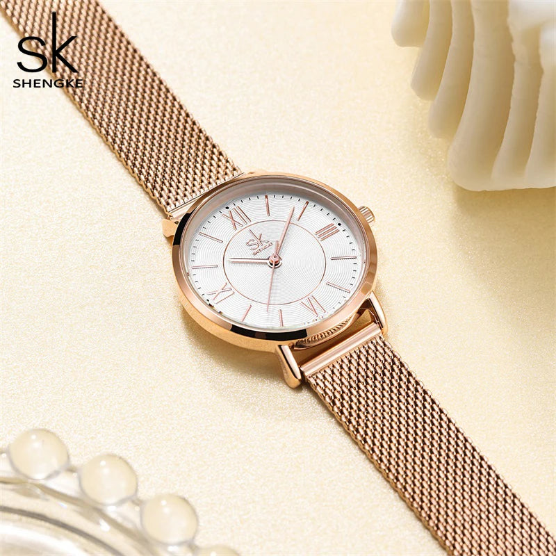 K0188 - Stainless Steel Rose Gold Fashion Watch With Japanese Quartz Movement