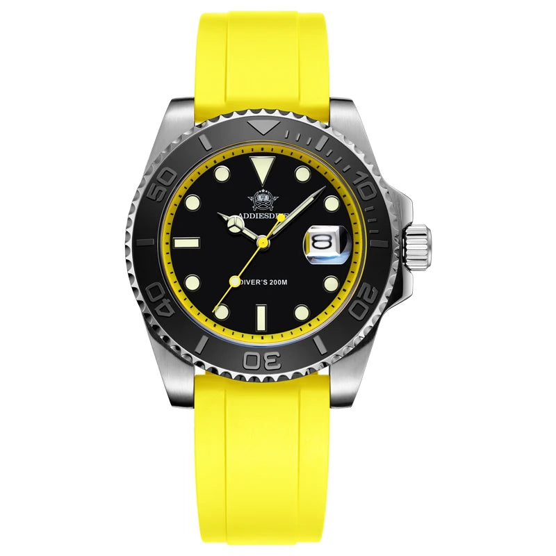 Addiesdive AD2040  - Yachting Style Stainless Steel Dive Watch