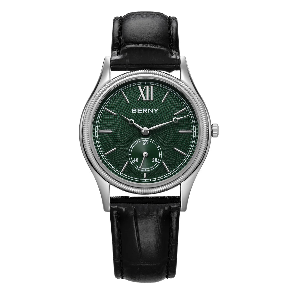 Berny 2944M - Quartz Dress Watch With Ultra-Thin Stainless Steel Case