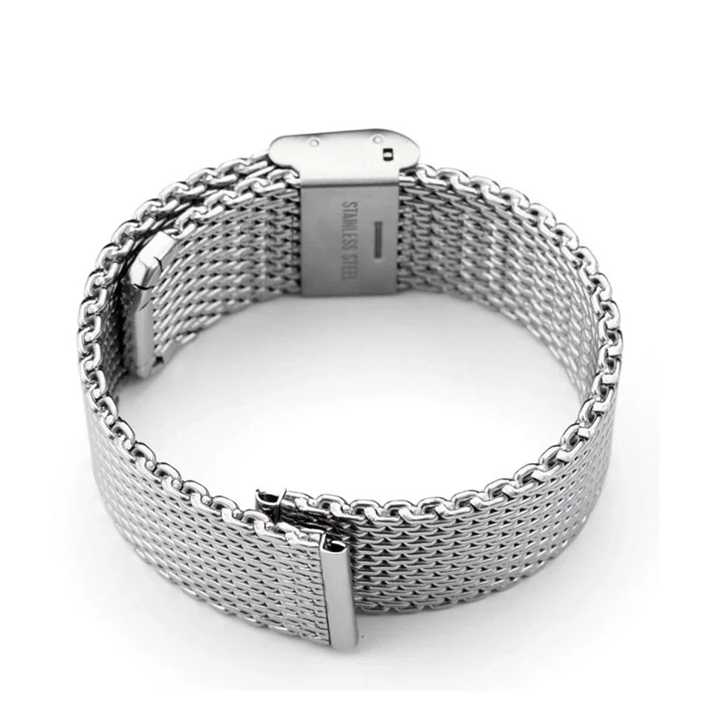 3mm Thick Stainless Steel Mesh Strap with Quick Release Spring Bars M & L