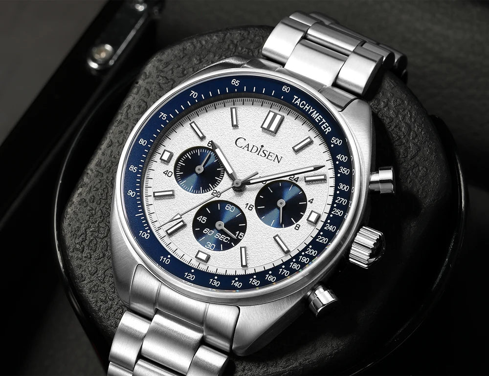 Cadisen C7063M - Quartz Stainless Steel Chronograph