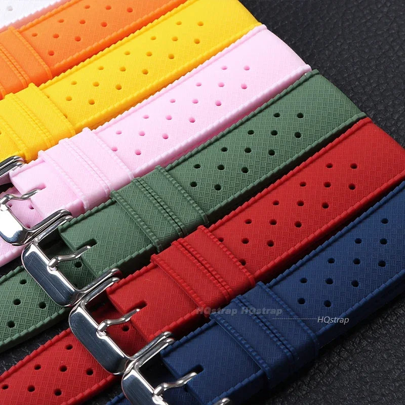 Universal Tropic Rubber Strap With Quick Release  - Sizes M & L