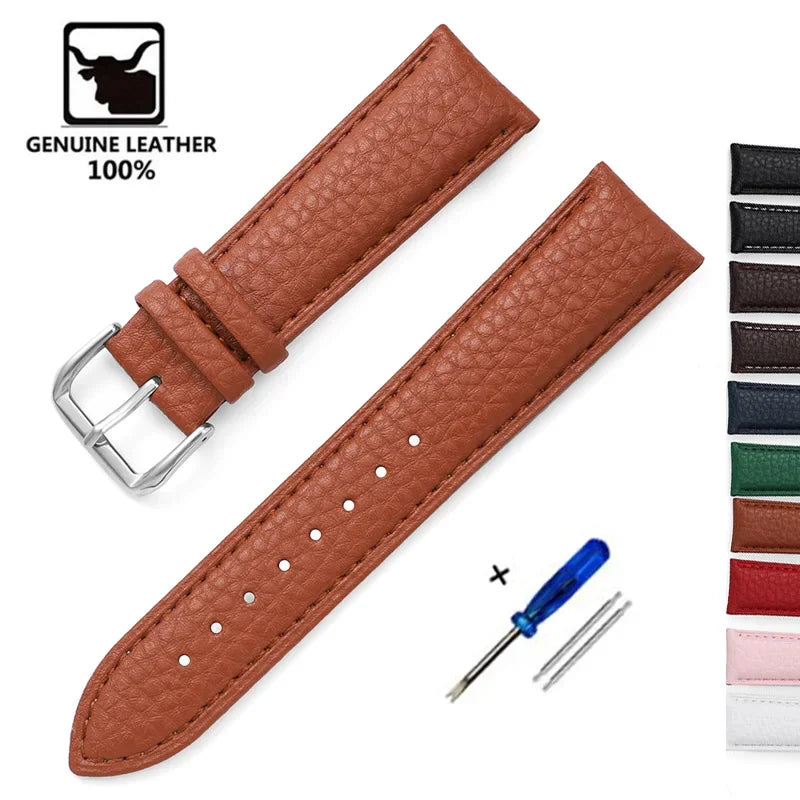 Lychee Pattern Men's and Women's Fashion Watch Strap - Sizes S, M & L