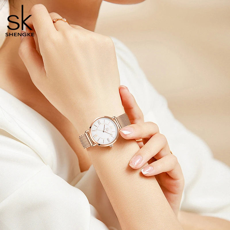 K0188 - Stainless Steel Rose Gold Fashion Watch With Japanese Quartz Movement