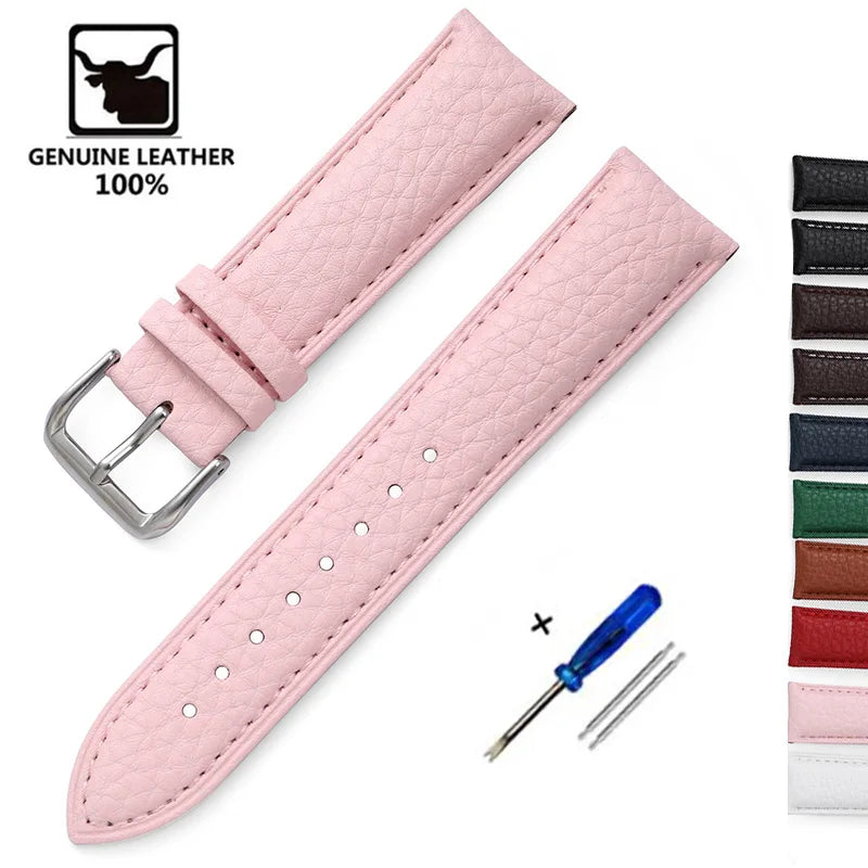 Lychee Pattern Men's and Women's Fashion Watch Strap - Sizes S, M & L