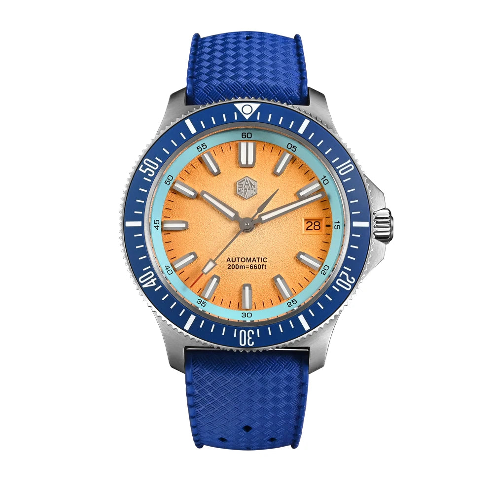 San Martin SN0118-G - Fruit Series Automatic 200m Dive Watch with Seiko NH35 Movement