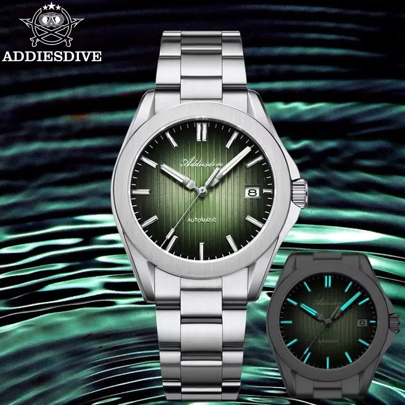 Addiesdaive AD2080 - 38mm Sports Watch with Seiko NH35 Automatic Mechanical Movement