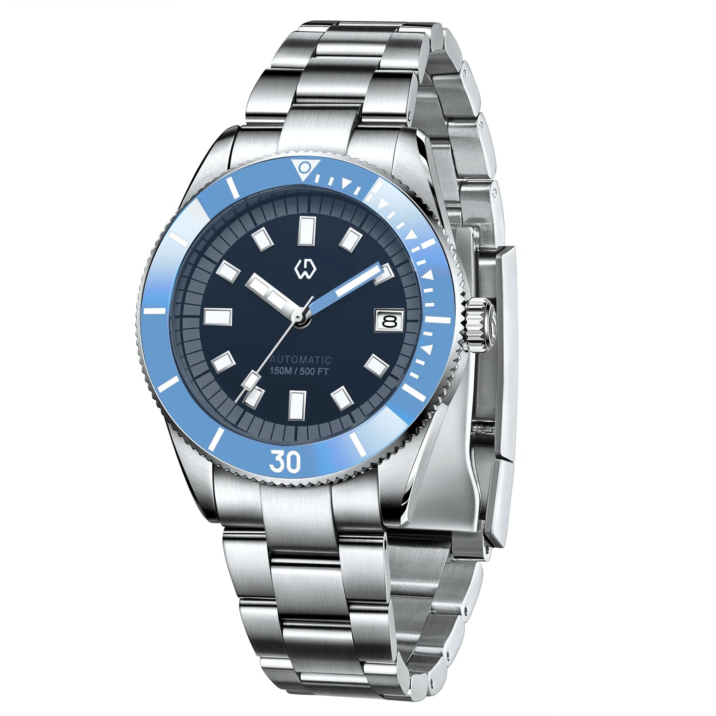 New men's automatic watch Men's super luminous bezel mechanical watch Japan NH35 150 meters waterproof diving