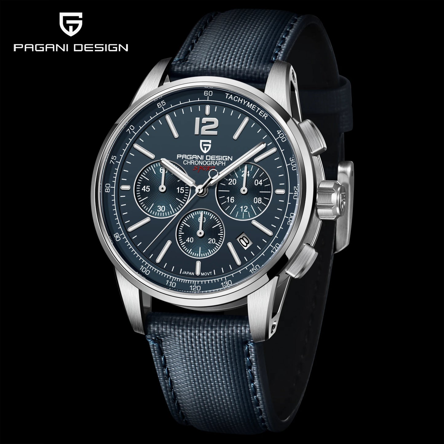 Pagani Design PD-YS008 - Stainless Steel Seiko VK63 Mecaquartz Chronograph With Sapphire Crystal