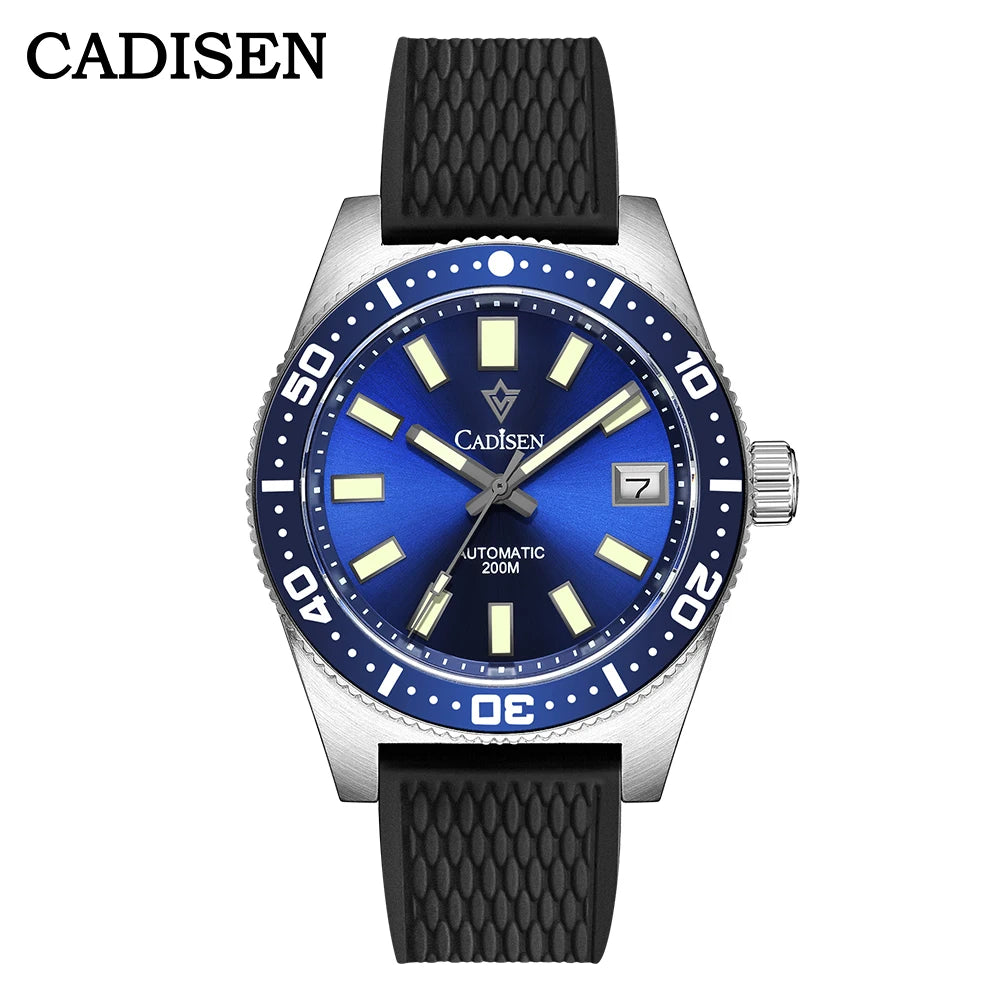 Cadisen C8207M - 62MAS Style Automatic Stainless Steel Dive Watch