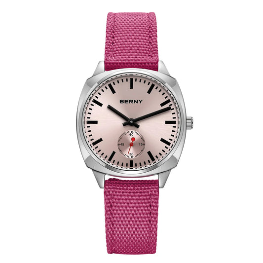 Ladies Swiss Railway Style Casual Watch With Pillow Case And Japanese Quartz Movement