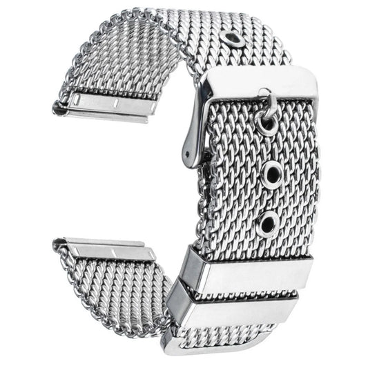 3mm Thick Stainless Steel Mesh Strap with Quick Release Spring Bars M & L