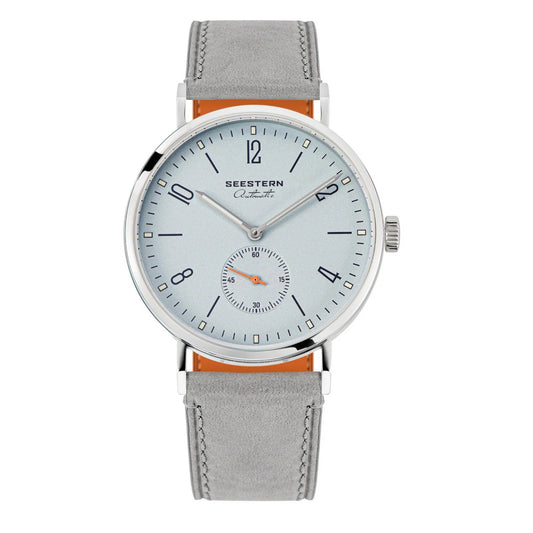 Seestern S382 - Bauhaus Style ultra-thin Stainless Steel Automatic Dress Watch