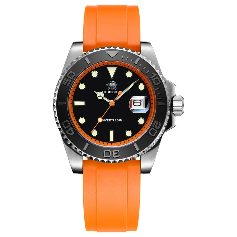 Addiesdive AD2040  - Yachting Style Stainless Steel Dive Watch