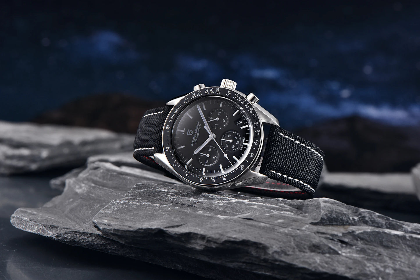 Pagani Design PD1701 - Stainless Steel Mechaquartz Sports Chronograph