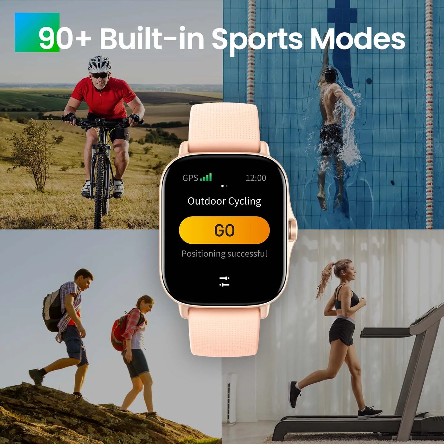 Amazfit GTS 2 - 43mm, AMOLED screen, fitness tracker for Android or iOS