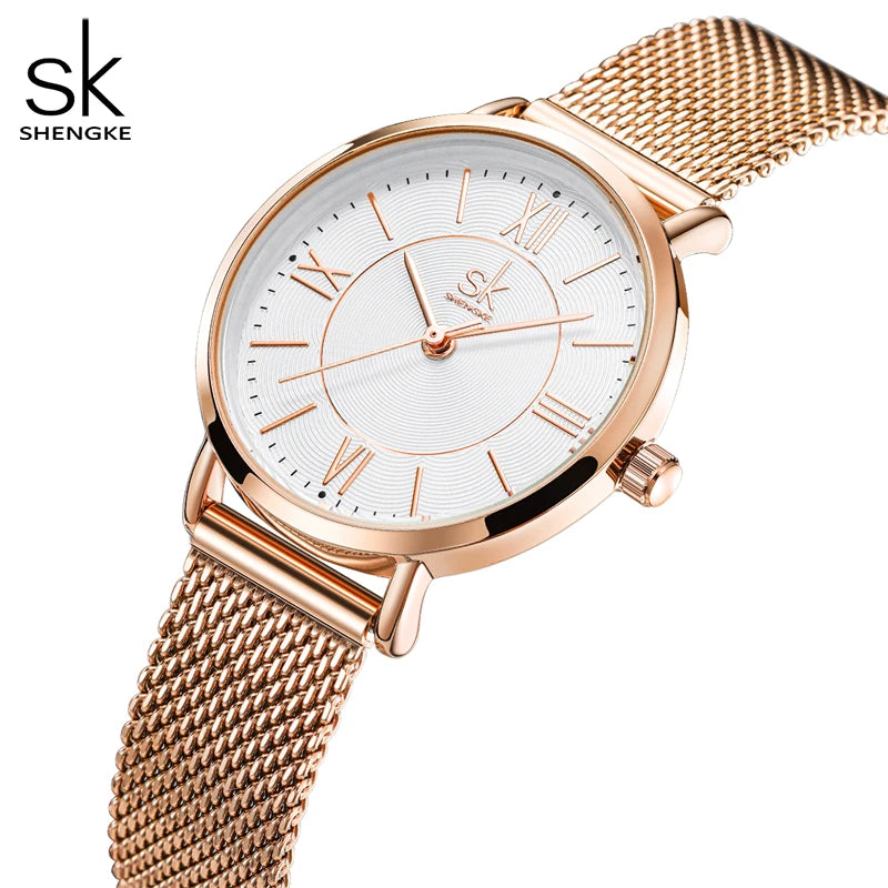 K0188 - Stainless Steel Rose Gold Fashion Watch With Japanese Quartz Movement