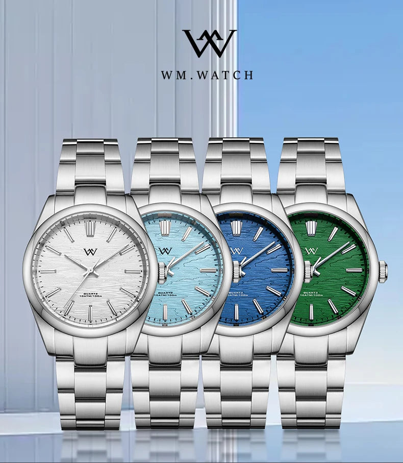 WM WM-207 - Birch Forest Series Stainless Steel Quartz Business & Dress Watch