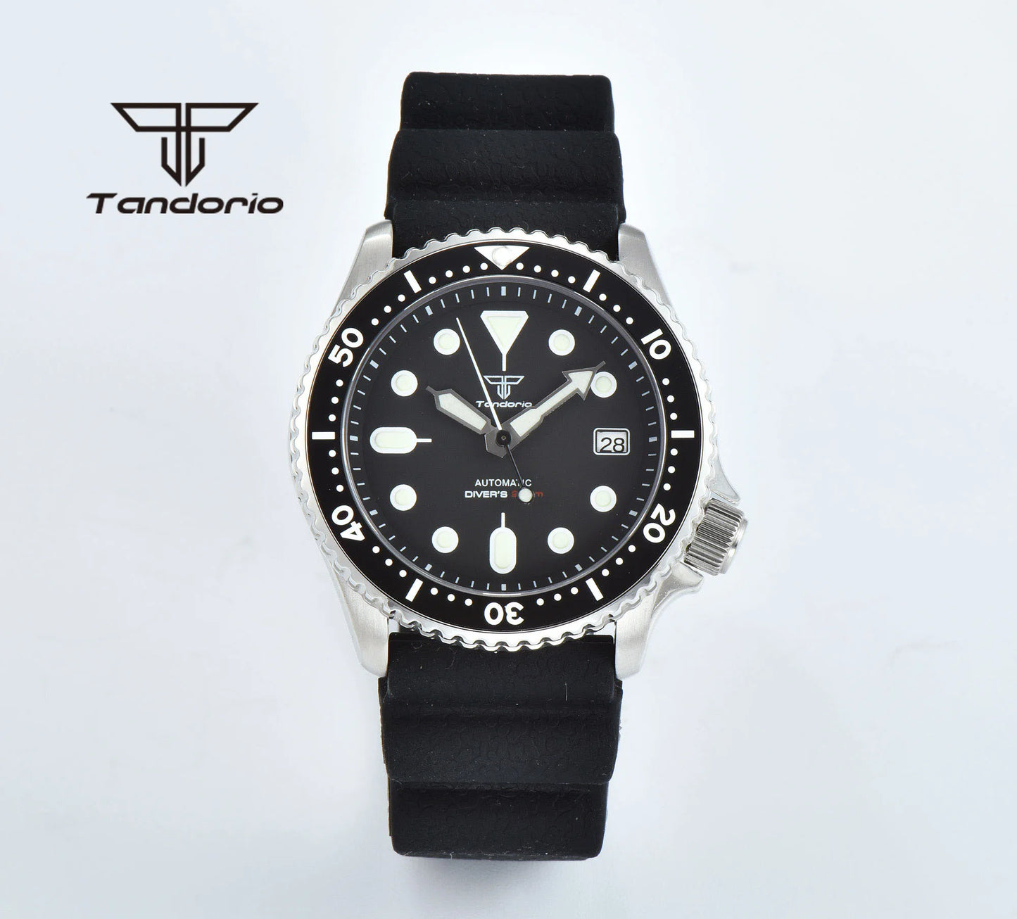 Tandorio - SKX007 Style Stainless Steel Automatic Dive Watch