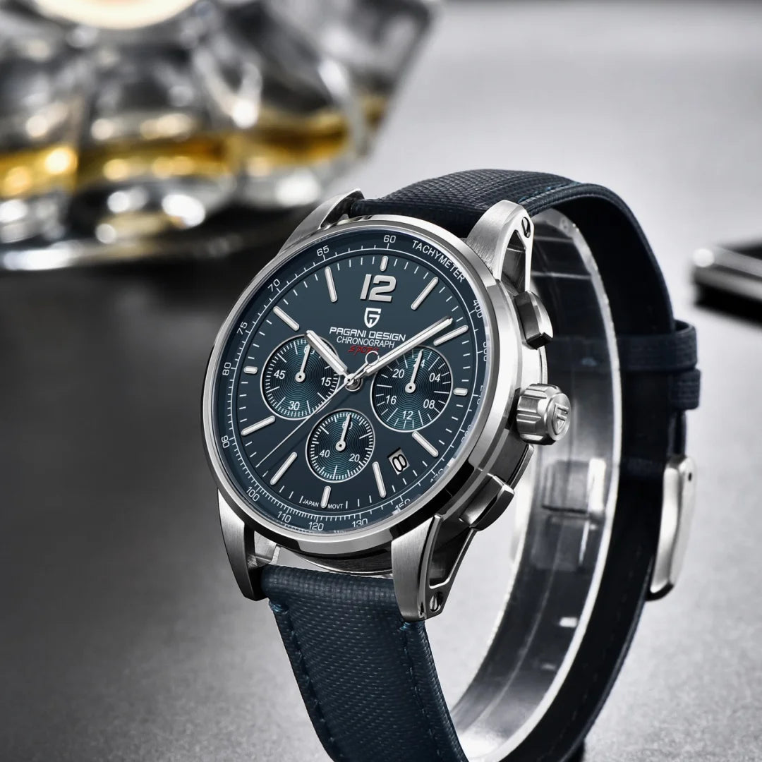 Pagani Design PD-YS008 - Stainless Steel Seiko VK63 Mecaquartz Chronograph With Sapphire Crystal