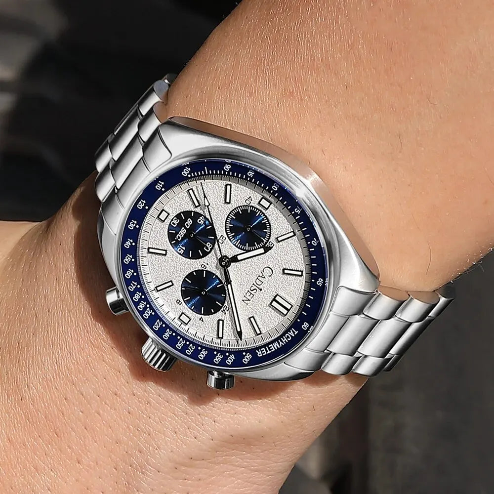 Cadisen C7063M - Quartz Stainless Steel Chronograph