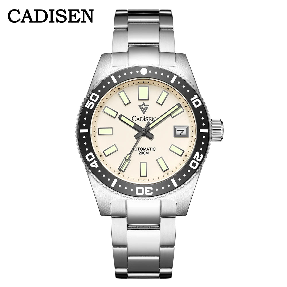 Cadisen C8207M - 62MAS Style Automatic Stainless Steel Dive Watch