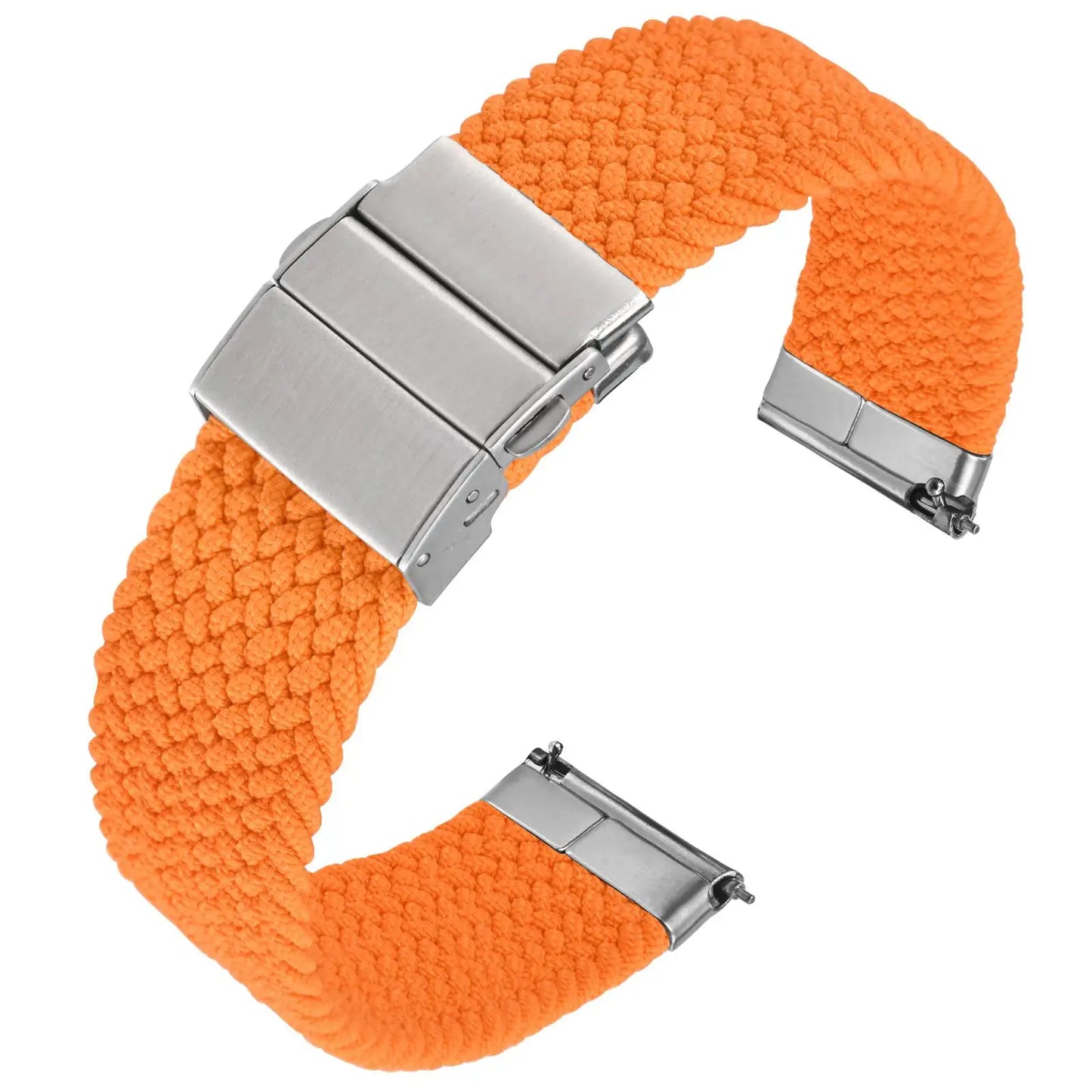 Anbeer Premium Two-Stage Braided Nylon Strap With Stainless Steel Buckle - Sizes M & L